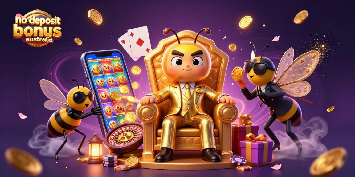 Play exciting games with the latest no deposit bonus australia offers featuring a buzzing mob boss and his loyal entourage.